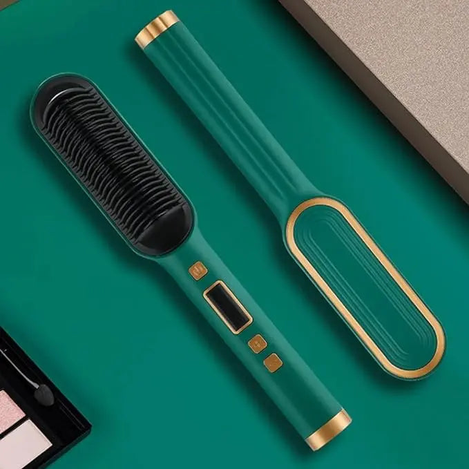 New Heated Hair Straightening Comb || Professional Electric Hot Hair Straightener Brush Smart Glam