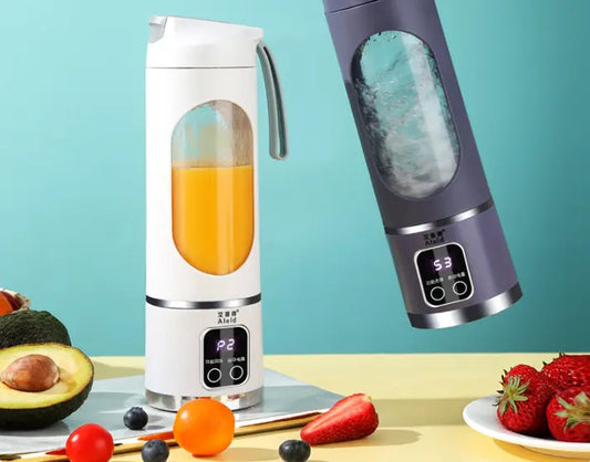 4-in-1 Home Use Stainless Steel Juicer || Portable Mini USB Juicer  || Self-Cleaning Glass Stainless Juicer Smart Glam