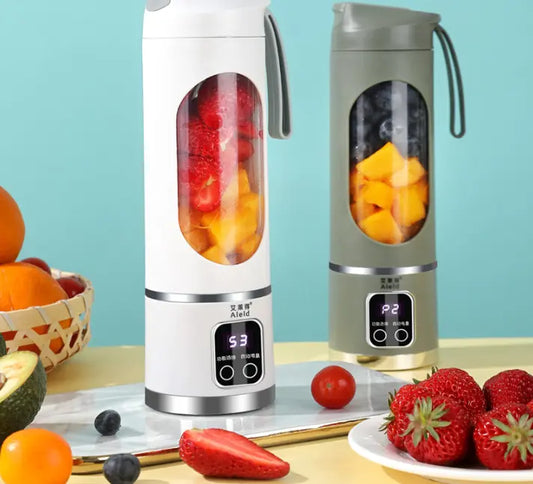 4-in-1 Home Use Stainless Steel Juicer || Portable Mini USB Juicer  || Self-Cleaning Glass Stainless Juicer Smart Glam