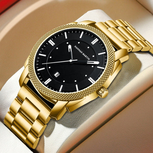 Classic High-quality Men's Luxury Stainless Watch ||  Waterproof Men's Wristwatch Smart Glam